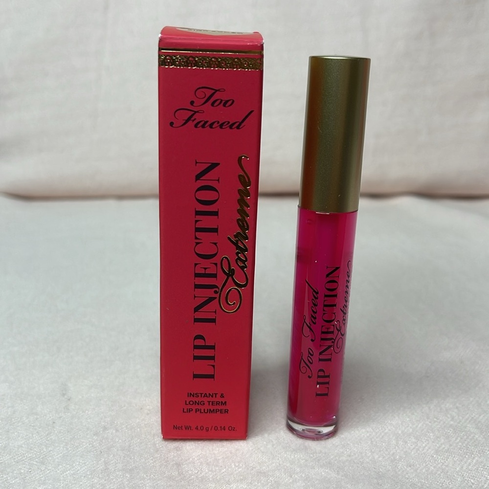 Too Faced Lip Injection Extreme Hydrating Lip Plumper-Color: Pink Punch-NWT